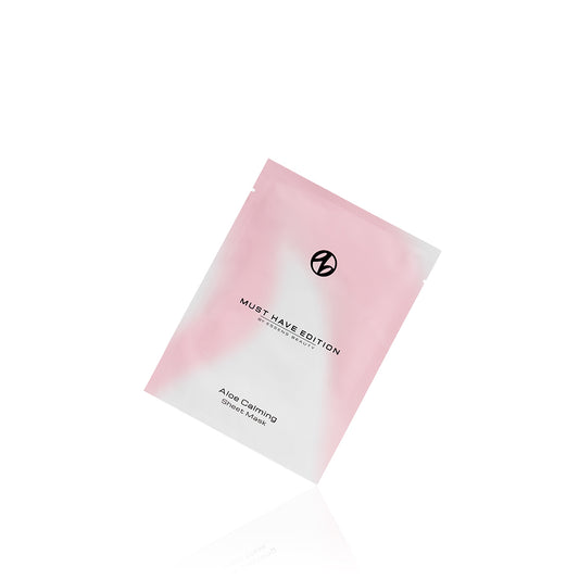 Soothing fabric mask with aloe vera