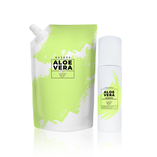 Set – Aloe Vera Shampoo for all hair types + RESERVE (200 ml + 500 ml)